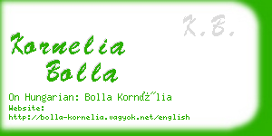 kornelia bolla business card